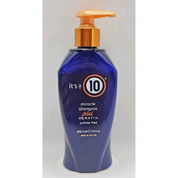 It's A 10 Miracle Shampoo Plus Keratin  Sulfate Free 10 Fl Oz Pump Bottle - Picture 1 of 2